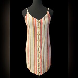 Rip Curl Striped Button-Down Dress GUC M